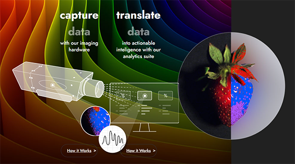 Example of capture data with our imaging hardware and a camera capturing data